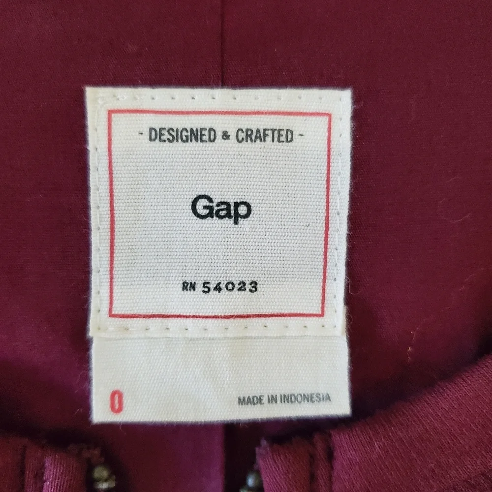 Gap Colorful Leopard Print Cropped Zip Jacket Size 0 - Picture 4 of 6